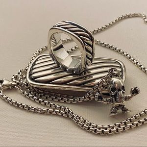 David Yurman Squared Cable Classic Ring